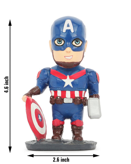 Captain of America With Mjolnir Miniature