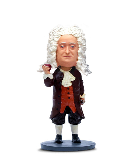 Isaac Newton with Apple Bobblehead