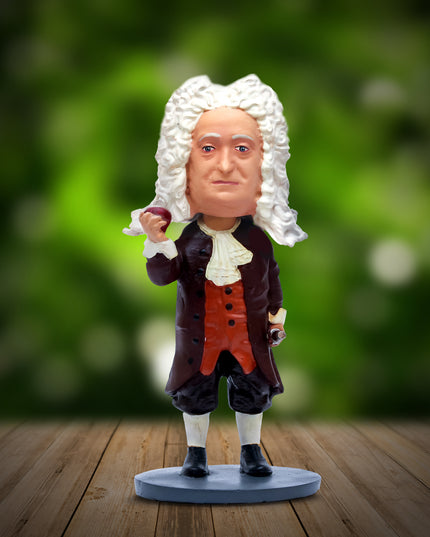 Isaac Newton with Apple Bobblehead