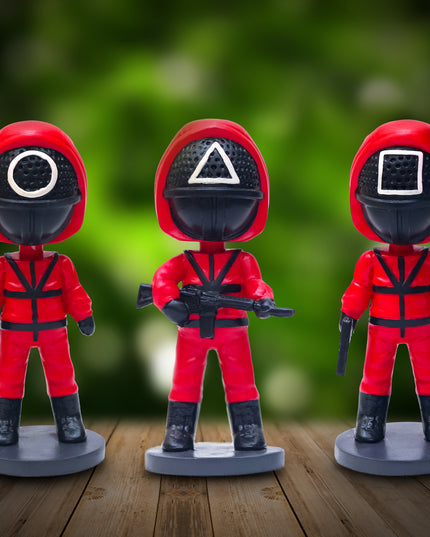 Squid Game Set of 4 Bobbleheads