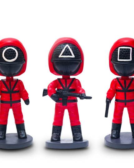 Squid Game Set of 4 Bobbleheads