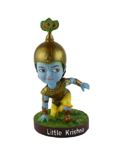 Little Krishna Fighting Pose Bobblehead