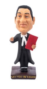 Happy Advocate Lawyer Bobblehead